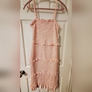 Floral Smocked Midi Dress